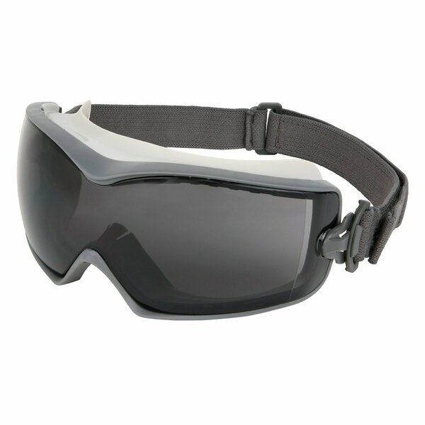 Mcr Safety Glasses, Hydroblast 2 Gray MAX6 Elastic Strap, 12PK HB1212PF